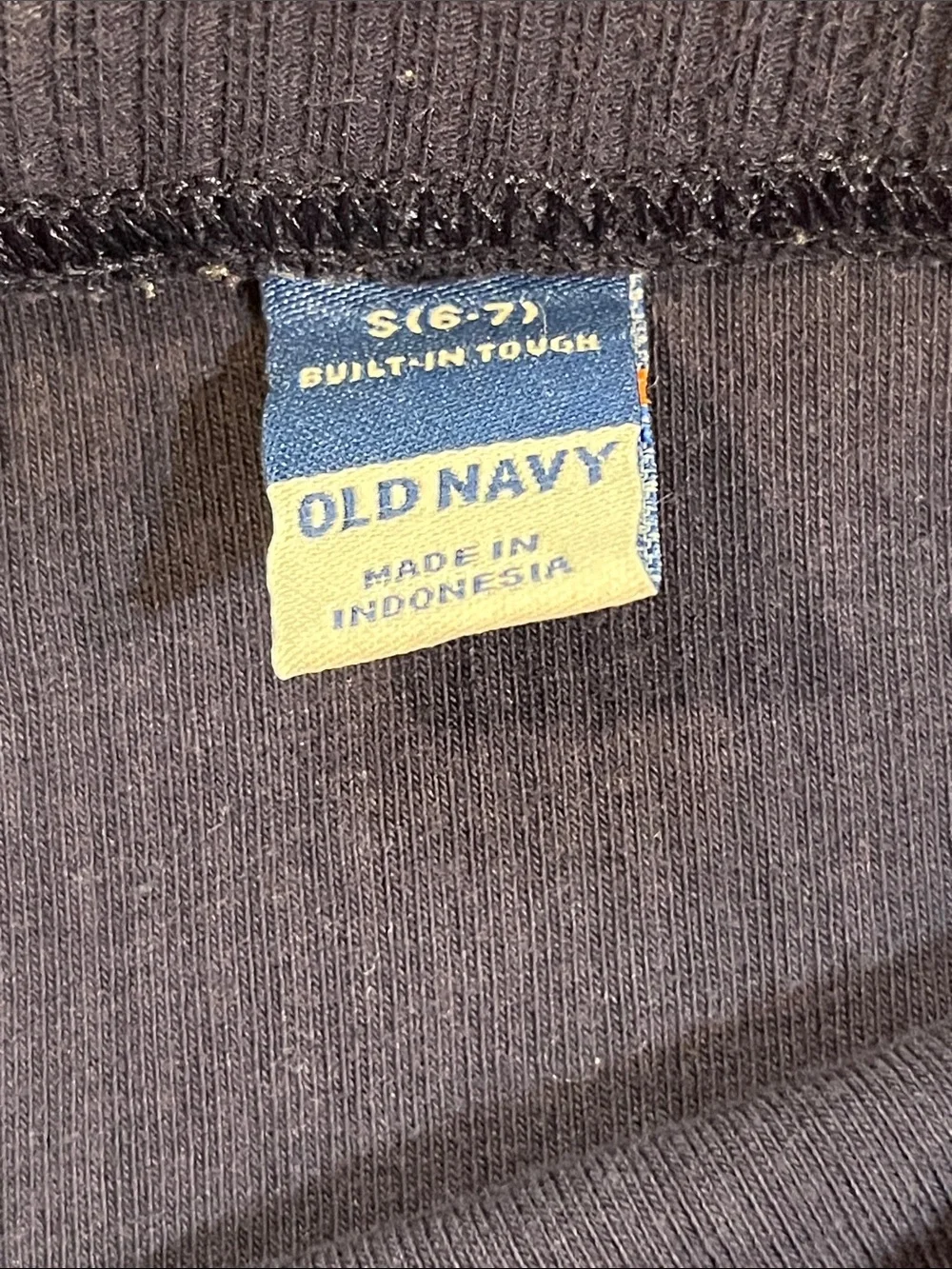 Old Navy Navy Ribbed Girls Leggings